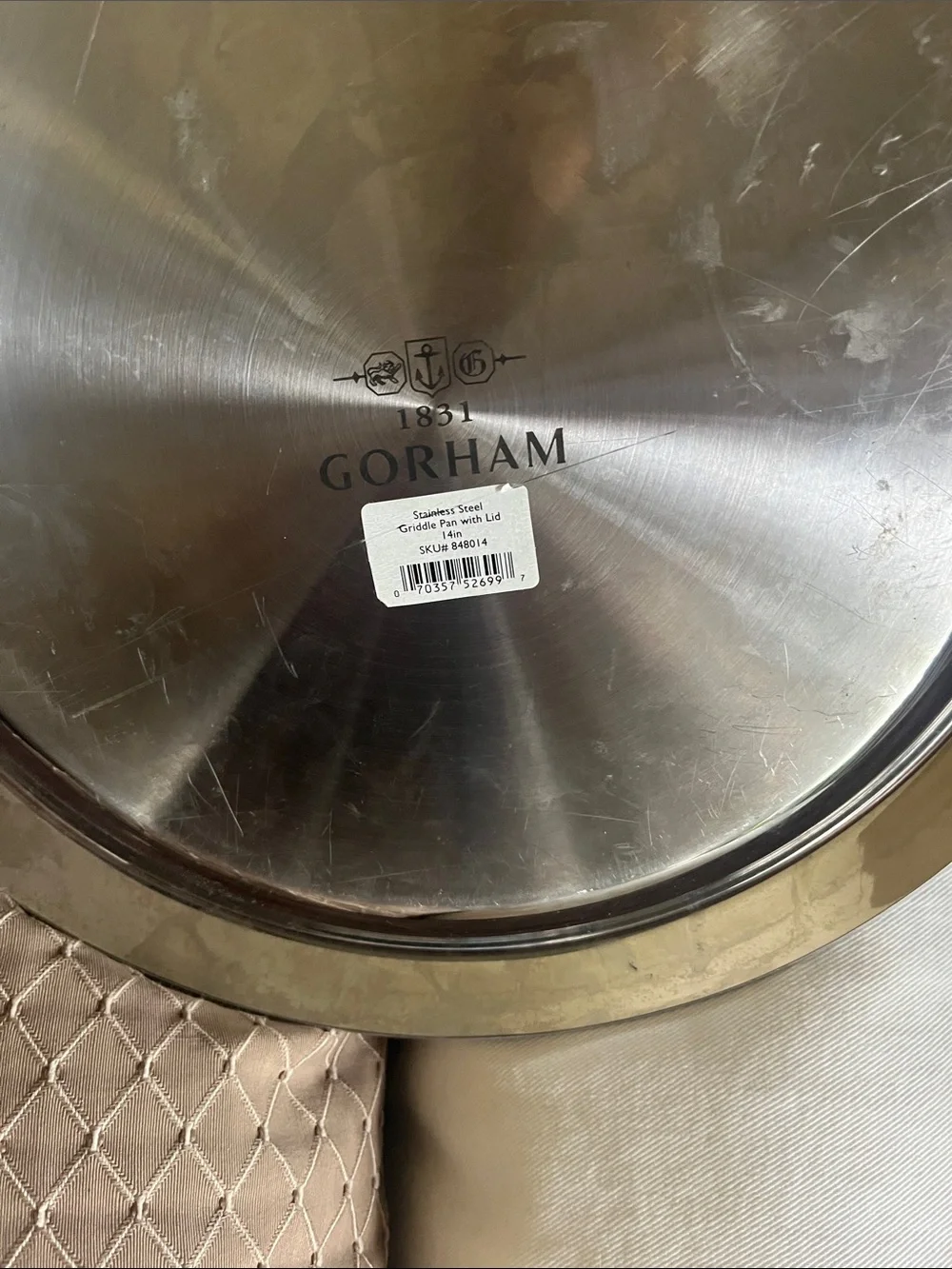 Gorgam  stainless steel serving tray